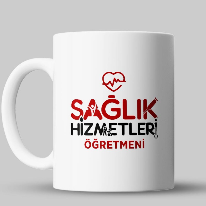 Sağlık Hizmetleri Öğretmeni Kupa Bardak - kpms12